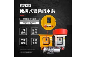 防汛排涝潜水泵 大流量轻型便携泵 不锈钢永磁防汛泵