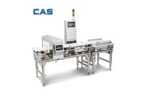 CAS凯士重量分选机 果蔬海产品料盒式分选秤 不锈钢加工制作