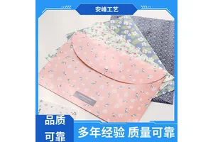 按扣收纳资料袋 A4按扣透明PP文件袋 支持定制 安峰工艺