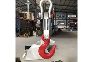 50吨吊钩秤 码头吊货物无线数传带RS485接口防干扰打印吊磅秤