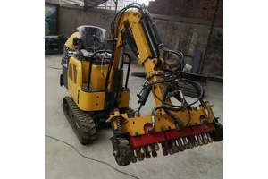 矮边墙凿毛机隧道车载凿毛设备全液压打车载打毛机