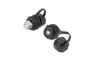 龙仕LSHITECH TYPE-B打印机口方形USB航空插头