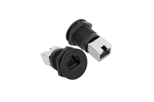 lshitech龙仕 RJ45航空插头带屏蔽 超五类网线安装