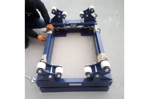 供应钢瓶电子秤2t 双层限位称重电子钢瓶磅秤 二氧化碳钢瓶秤