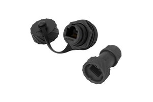 龙仕lshitech防水连接器RJ45 航空插头 航空插座ip67