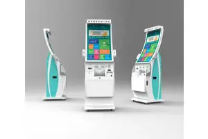 医院自助取单机双屏曲面屏政务报告医用胶片打印机智能查询终端机