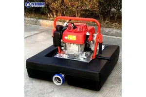 便携式水上消防浮挺泵手台自吸式汽油机防汛排涝泵水域救援泵