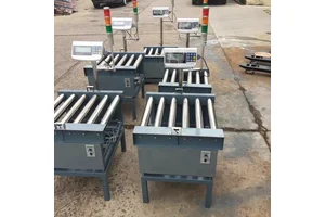 无动力滚筒秤带报警 自动检测辊筒电子秤 带滚轮流水线滚轴秤