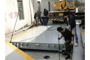 汉衡120吨地磅 半挂车称重数字式汽车衡 U型梁高精度地秤
