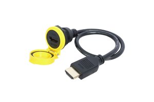 LSHITECH龙仕4K高清HDMI 焊接连接器 工业数据视频传输