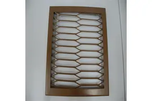 室内吊顶铝拉伸网板 结构轻巧 防潮性好 加工性好