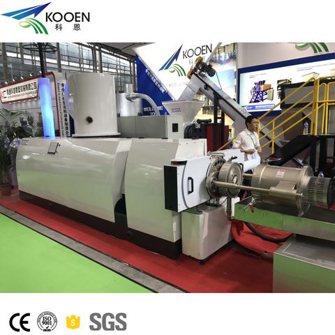PE PP Plastic Pellet Making Machine PP Pellets Recycle Plastic Granulator Pelletizing Machine