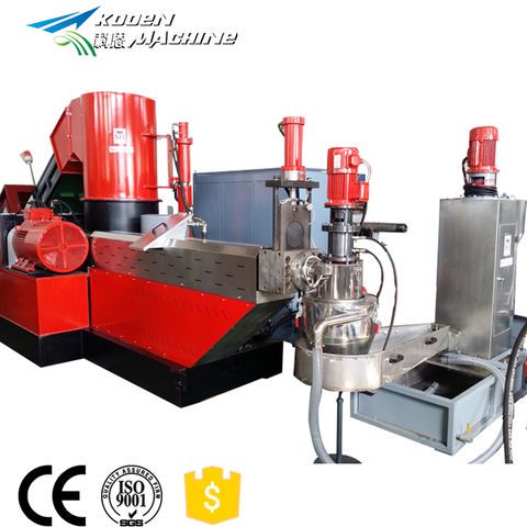 PE PP Film Bags Agglomeration PlasticPelletizer Price of Plastic Pelletizer PE PP Film Bags Plastic Granules Making Machine Line
