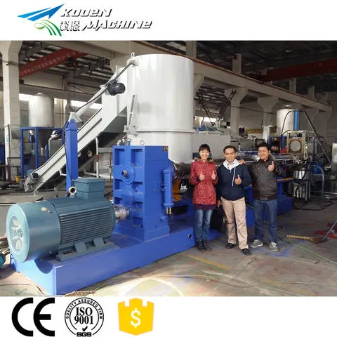 PP PE Pellets Recycle PP PE Pelletizing Machine Plastic Pelletizer Machine Pellet Extruder