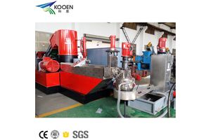 PE PP Film Bags Agglomeration Plastic Pellets Machine PP PE Pelletizer PE PP Film Bags Plastic Granules Making Machine Line