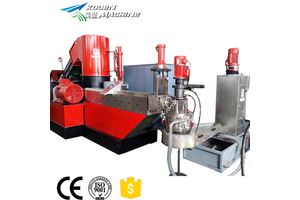PE PP Film Bags Agglomeration PlasticPelletizer Price of Plastic Pelletizer PE PP Film Bags Plastic Granules Making Machine Line