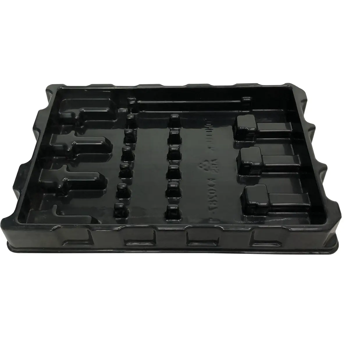Customize ABS Vacuum Formed Plastic Turnover Tray for Electronic Components