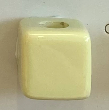 Macron Pastel Block Square Cube Cream Acrylic Bead for Diy Phone Chain Accessories