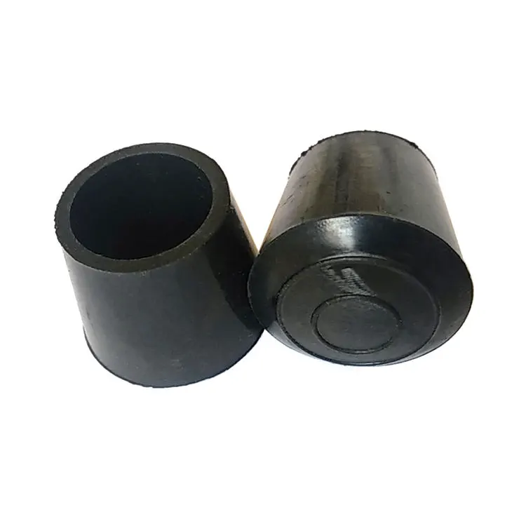 Internal Diameter 18mm Black Stools Foot Cover Rubber Leg Tips for Chair