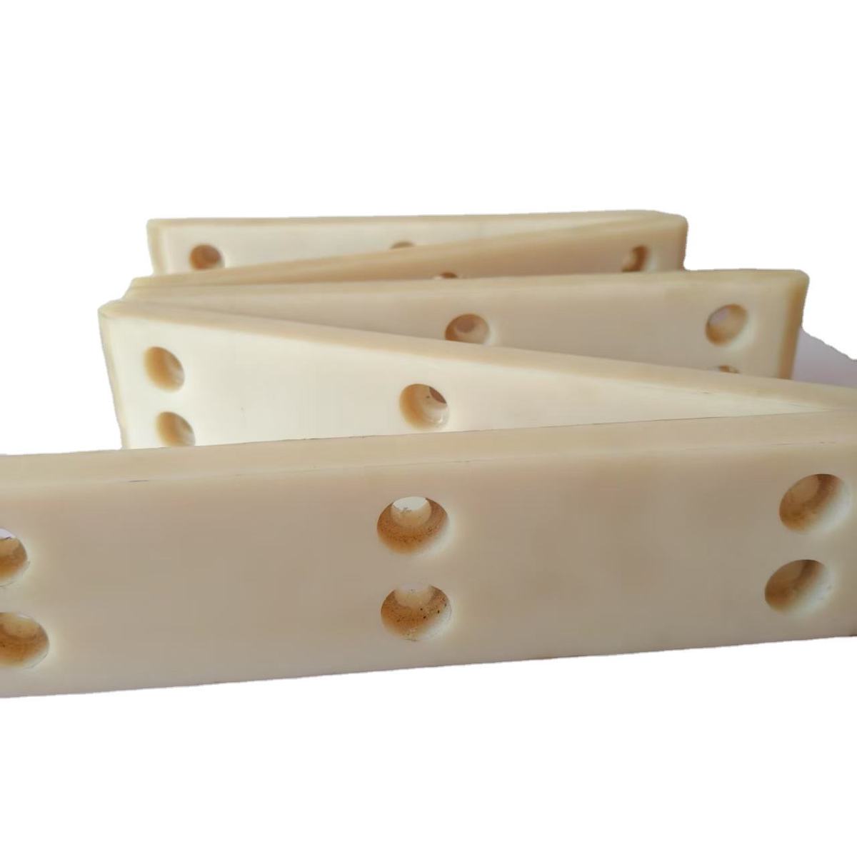 Use to Kelly Guide Frame Customized Wear-resistant Nylon Board  Porous Nylon Board of Rotary Drilling Rig