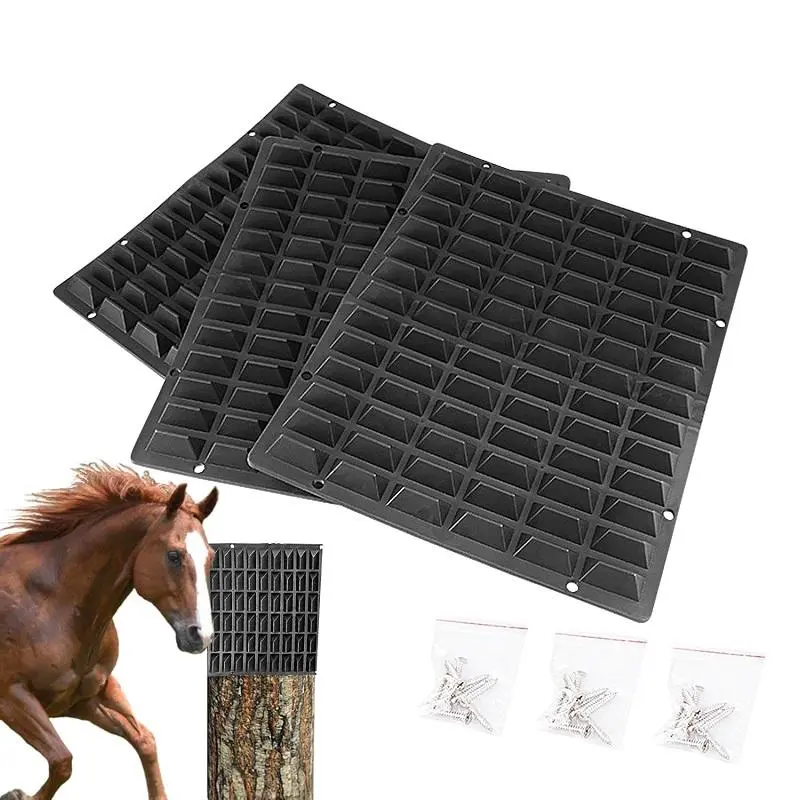 Horshi New Arrival Equine Scratcher Board Super Handy Scratching Mat for Horses Goat Cattle