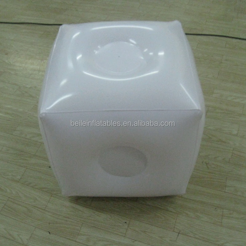 Adhesive Inflatable White PVC square Single Chair - Advertising Equipment