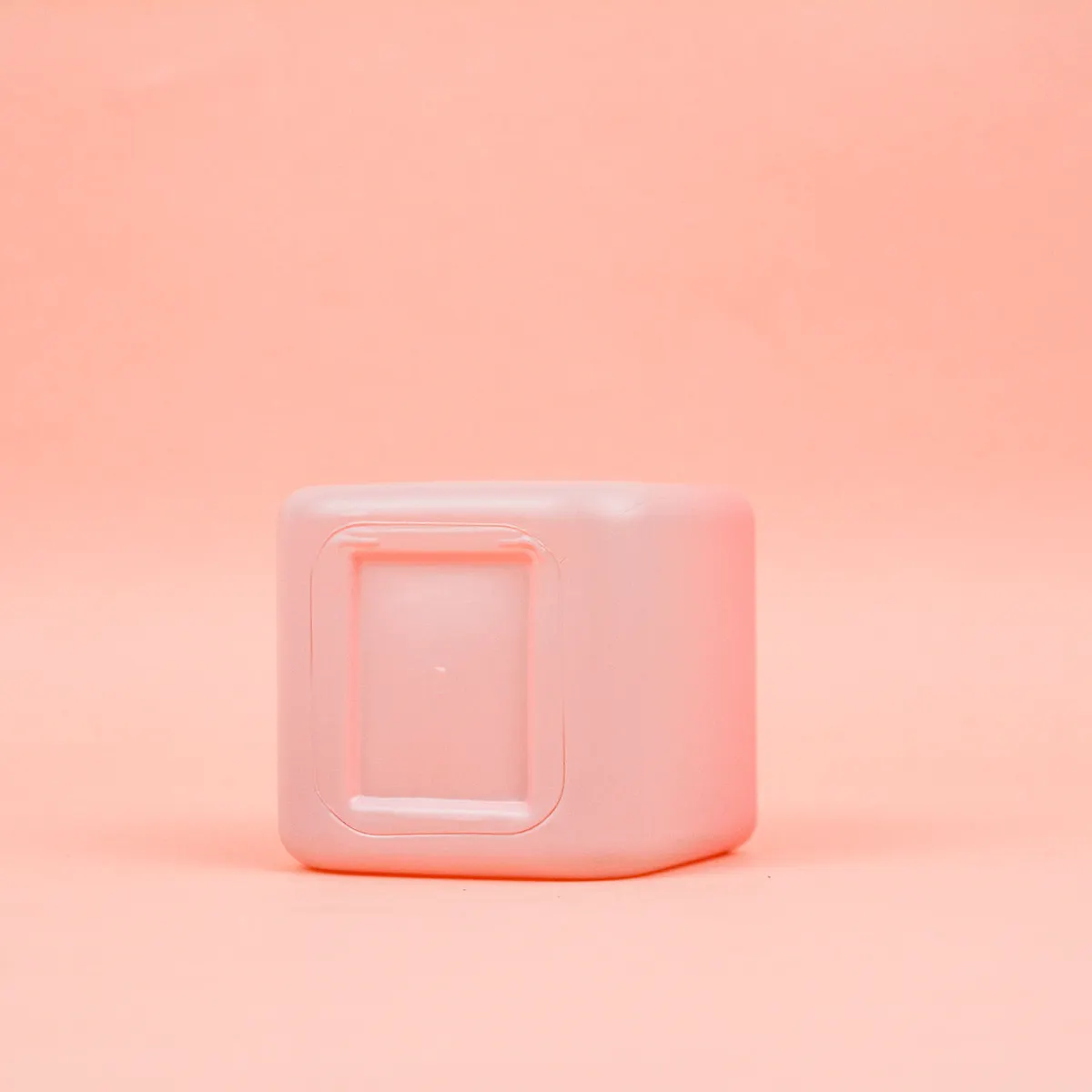 Square Luxury Gold Cap pink Glass Bottle 50G Frosted Thick Wall Empty Glass Packaging Jar Cosmetic Packaging Cream Packaging