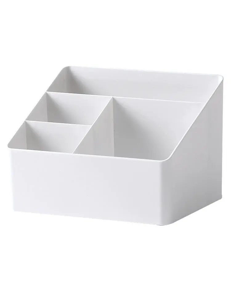 Desktop Storage Box Plastic Office Cosmetics Sorting Box Remote Control Multifunctional Sorting Storage Box
