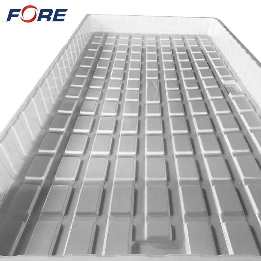 Large 4X8 Inch Ebb & Flow Hydroponic Drain Tray Table for Greenhouse Indoor Growing System
