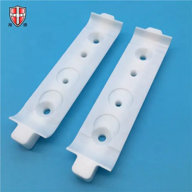 Glazed Surface Precise Yttria Stabilized Zirconia Ceramic Plate Platform Boat