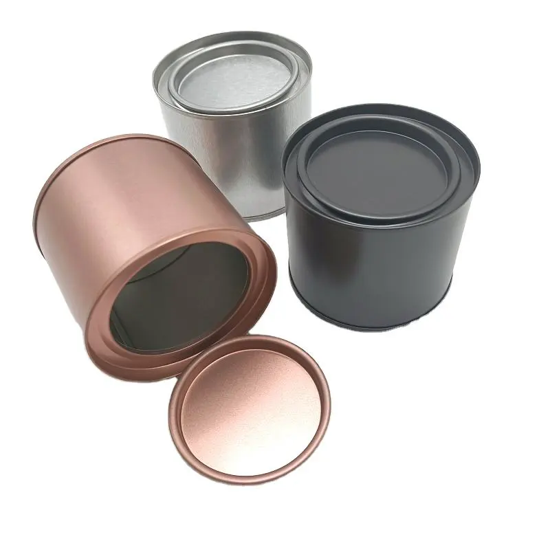 Conservation of Packaging Round Tea Box / Tin with a Sealed Aluminum Foil