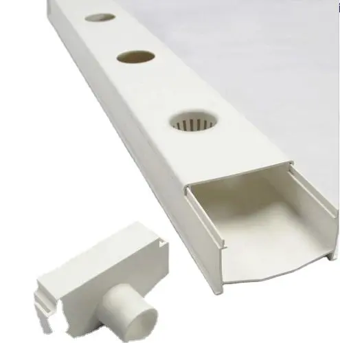 Vertical Nft Hydroponics Grow Systems PVC Gully for Lettuces Greenhouse