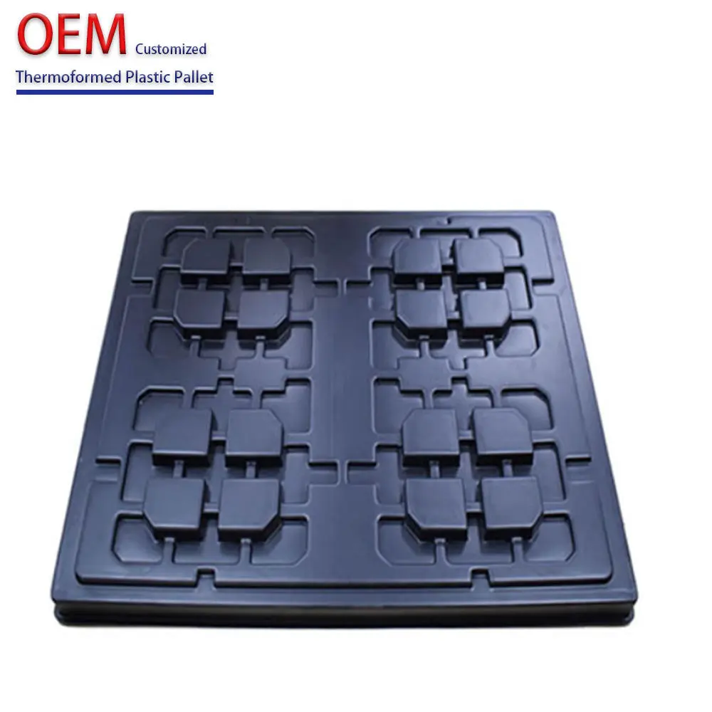 2023 Custom  Thermoforming HDPE Plastic Tray Thick Vacuum Forming Plastic Pallet