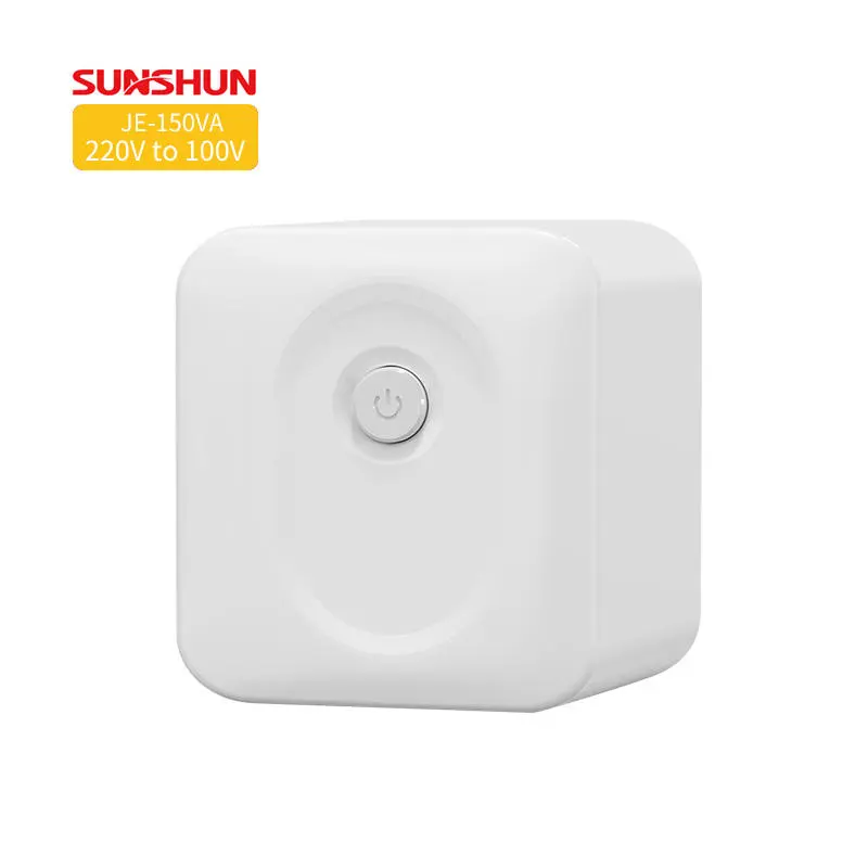 Shunhong 150VA Transformer 220V to 100V Toothbrush Voltage Power Converter with 50Hz and 60Hz Frequency Options