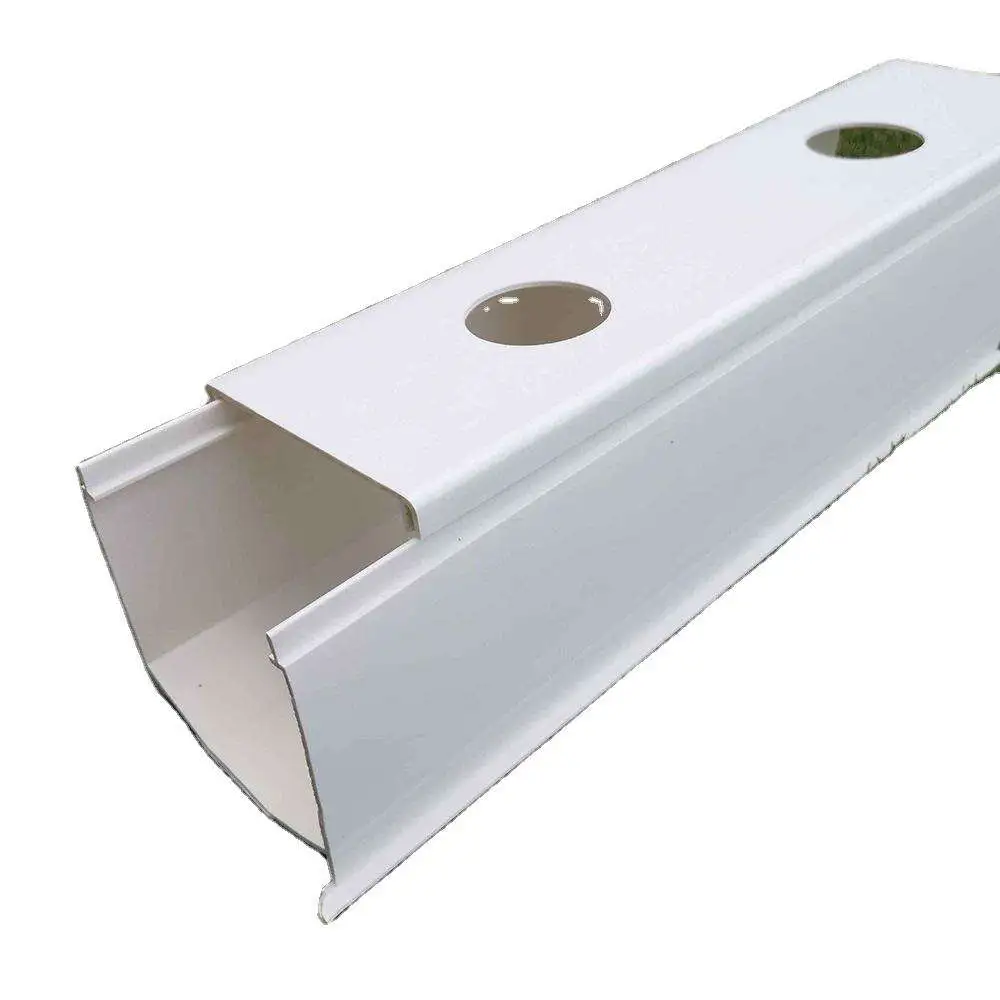 PVC square Pipe NFT Gutter Hydroponic Channel Tube