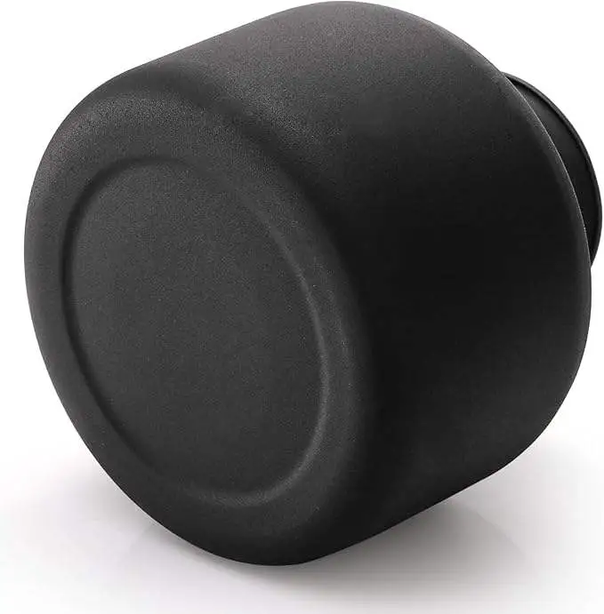 Lander 6.5 Inch Tall Iron Frosted Flower Arranging Vase for Table Centerpiece Black Table Metal Vase Decor