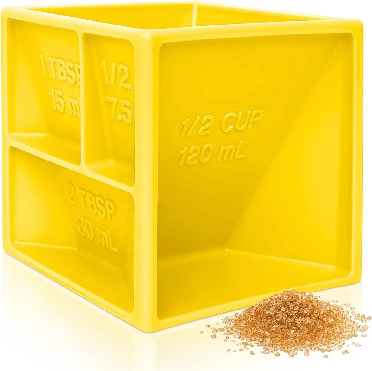 Multi Cooking Measuring Cups Dishwasher Measure Spoons Plastic Spoon Measurement Set Kitchen Cube Baking Tools