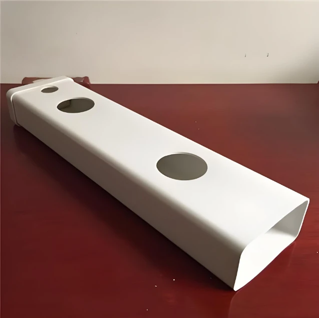 NFT Planting System Plastic square Pipe Pvc Rectangular Plastic Tubes Shaped for Lettuce Hydroponic Growing System