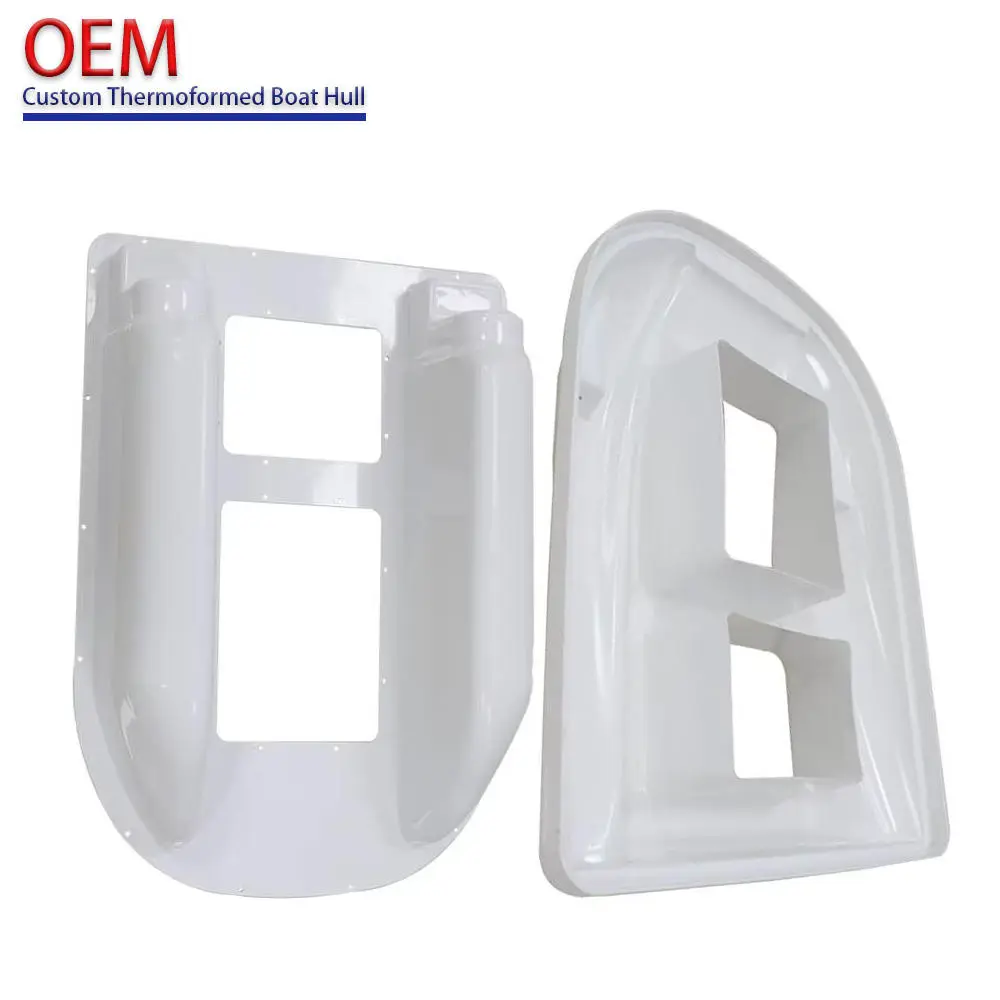 Vacuum Formed Thermoformed Plastic Finishing Large Rc Boat Hull