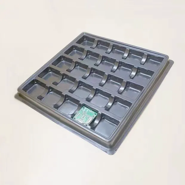 Eco-Friendly Disposable PET Plastic Tray for Inserting Cards for Consumer Electronics