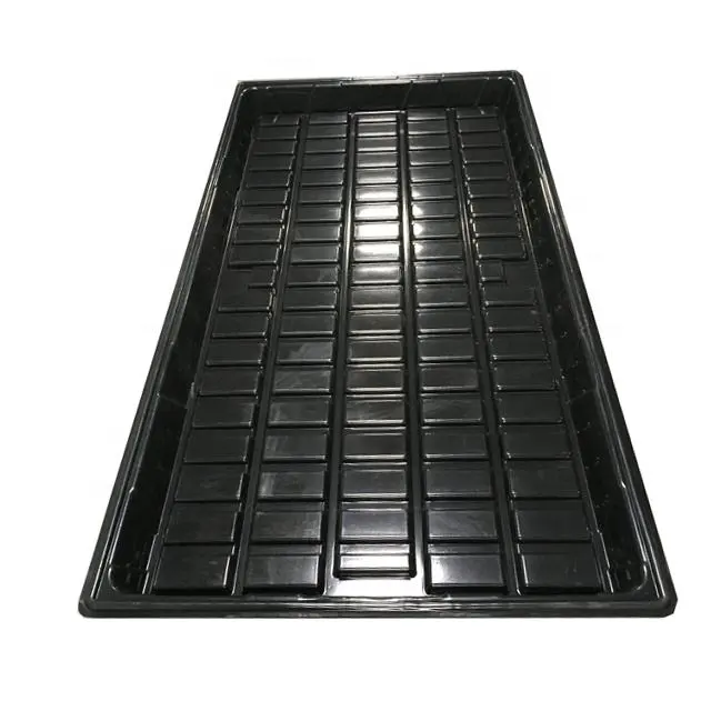 Black Plastic Plant Flood Tables and Trays Nursery Organizer