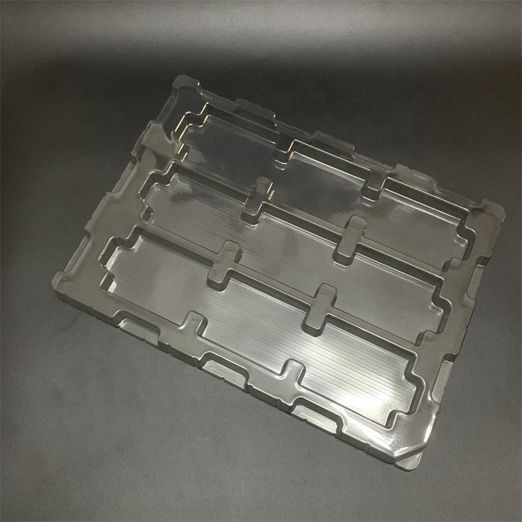 OEM Custom Clear Lid and Green Base PET Disposable Plastic Blister Tray Packaging for Mobile Phone & Camera