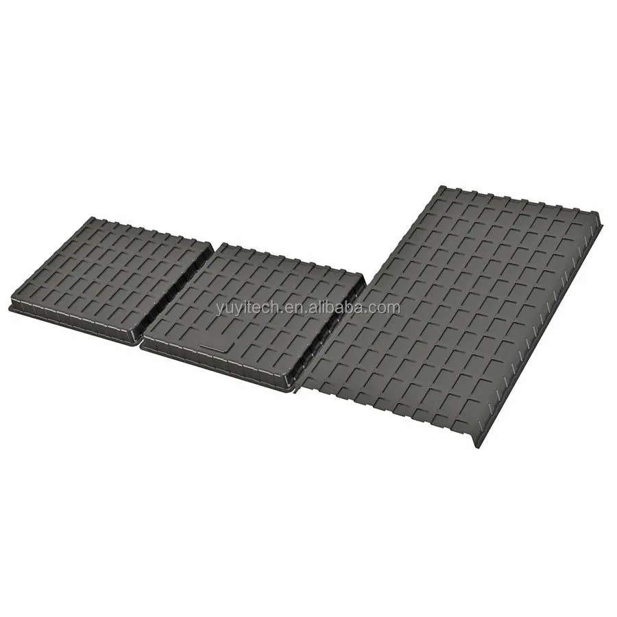 White Black Grey Colors ABS Plastic Unlimited Length Indoor Wet Room and Greenhouse Grow Table Infinity Long Plant Tray
