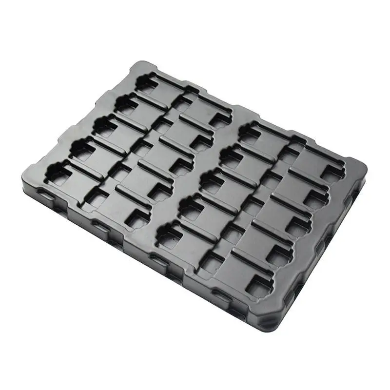 Cold Seal Customized Balm Container Package Esd Blister Tray Pack Led A60 Single Blister Vacuum Forming Plastic Abs Trays