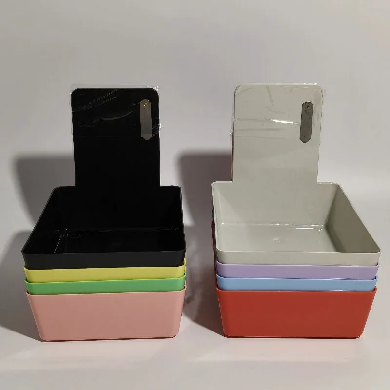 DM Dental Lab Work Pans Dental Lab Working Case Pan with Clip Holder