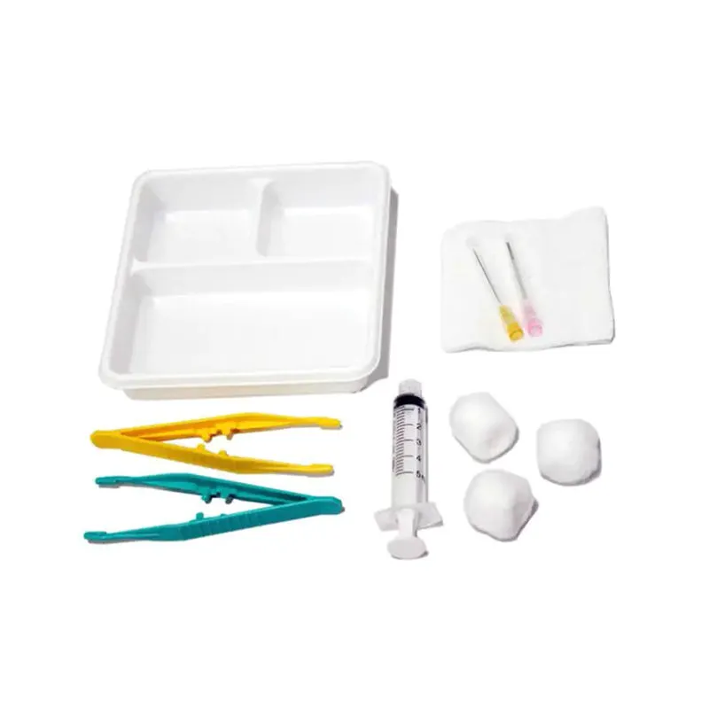 Basic Disposable Surgical Kit with Dressing Pack Medical Consumables for Wound Dressing