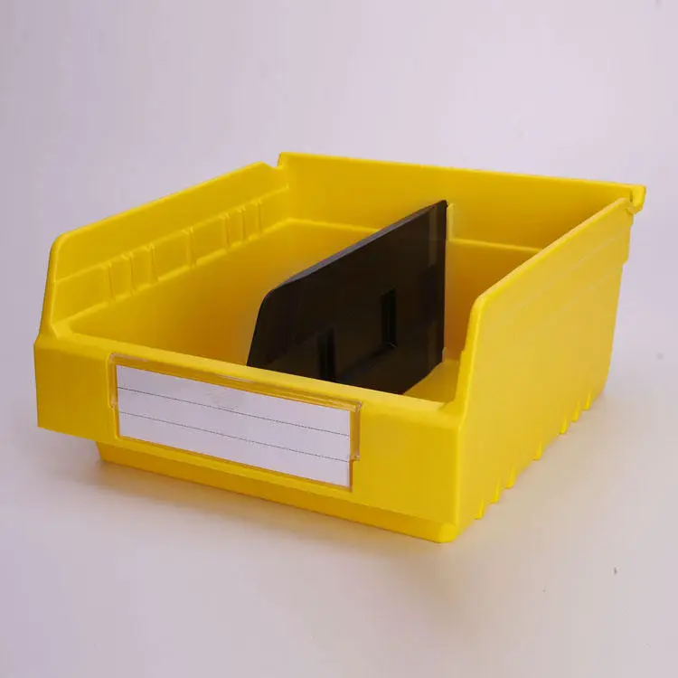 Convenient Plastic Storage Bins Storage Cage Container for Rack