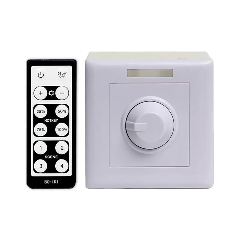 86 Switch Wall Knob LED Signal Dimmer RF Control 0-10V Analog Signal AC 85-265V Controller