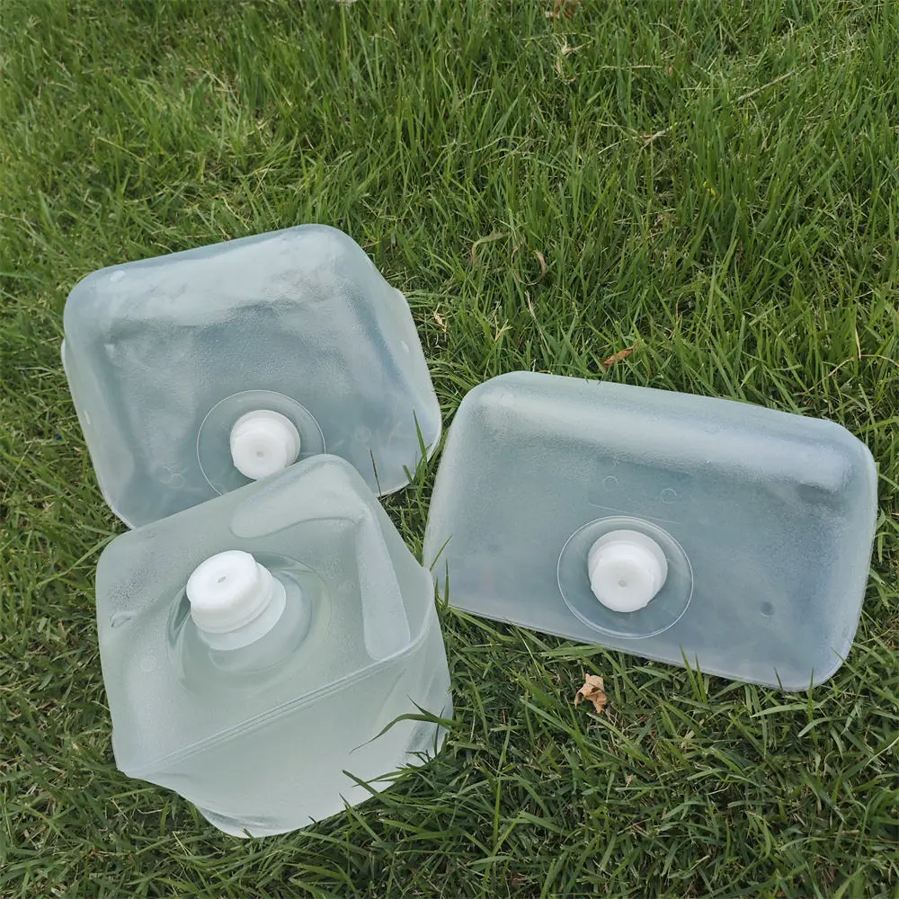 15L Plastic Soft Bucket Square Shape Recyclable PE and PP Material for Food Gasoline Paint Packaging and Diluent Storage