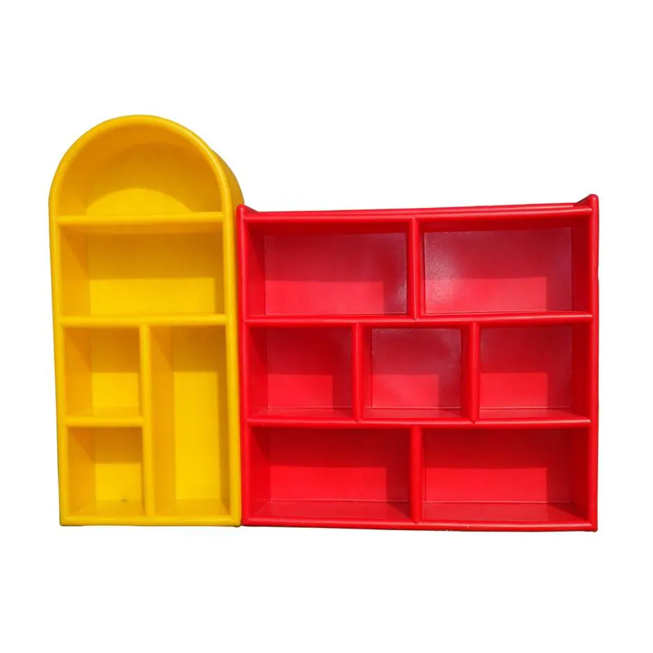 Hot Selling Kindergarten Plastic Toy Rack Cabinet Combination Kids Indoor Toy Shelf for Educational Center